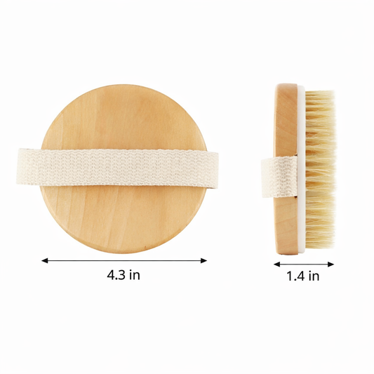 Premium Lymphatic Dry Brushing Body Brush – Natural Exfoliating & Circulation Boost